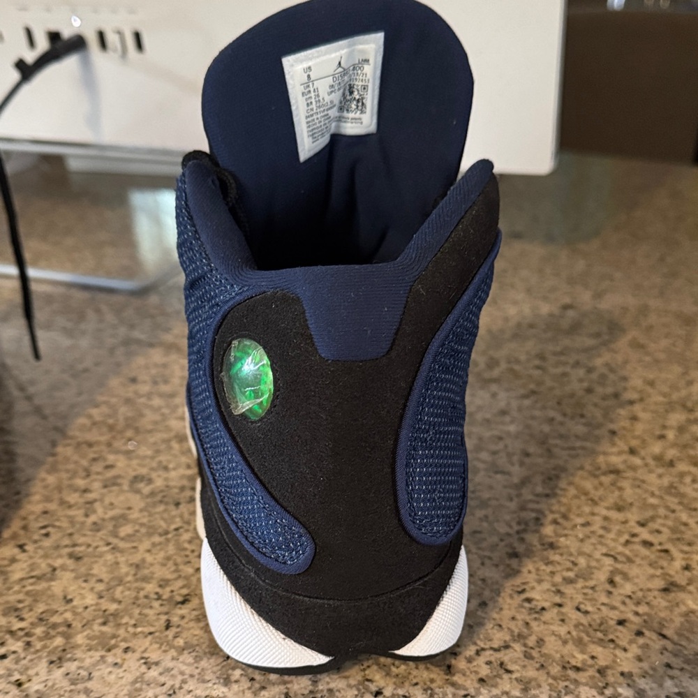 Jordan Athletic Shoes in Black and Blue - Picture 4 of 9
